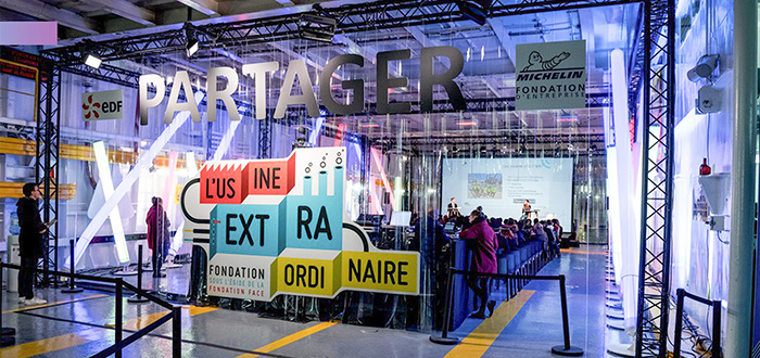 rideau à lanières événement usine